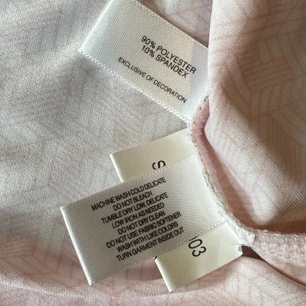 Cutter & Buck CBUX Mens XL Golf Polo Pink Geometric Performance Moisture Wick